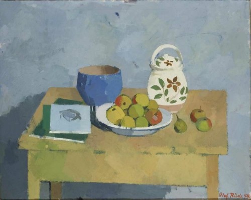 Still Life   -   Olaf Rude , 1944.Danish, 1886-1957Oil on canvas,  80 x 100 cm.