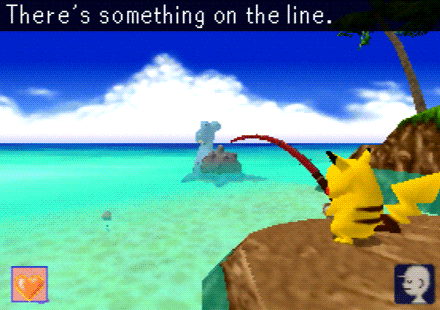 N64th Street Snagging A Staryu In Hey You Pikachu By