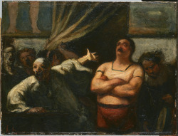 The Strong Man by Honoré Daumier.