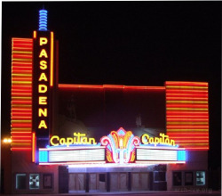 danismm:  Capitan Theater – Pasadena TX  /  built 1949; architect Raymond Smith  then and now 