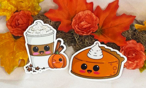 I’ve got some cute Fall themed stickers up in my Etsy shop! Celebrate the season with a ‘Pumpkin Spi