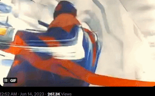 This Gif Is So Fucking Funny, Miles Was Really Beating The Dog Shit Outta This Man Lol