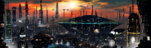 thecyberwolf:  Futuristics City - Concept Art  by Scott Richard (Rich35211) Website - CGHUB - Facebook 