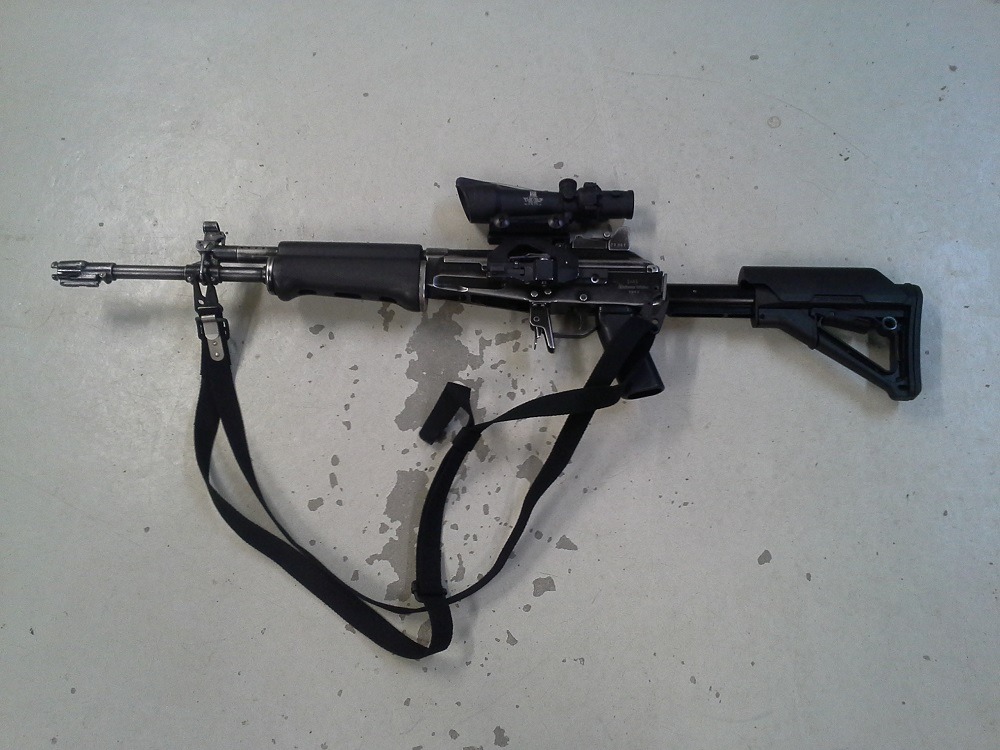 weaponslover:  Valmet RK62 w/ ACOG &amp; Magpul CTR