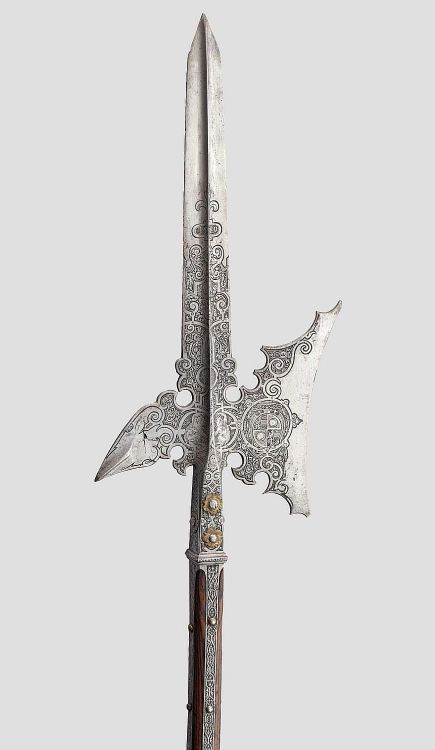 art-of-swords:State Halberd Belonged to the guard of Wolf Dietrich von Raitenau Dated: 1589Culture: 