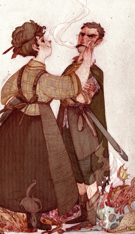 s-u-w-i:Lady Sybil and Sir Samuel Vimes for chechula.tumblr.com/ ^^uhuh..my style isn’t very 