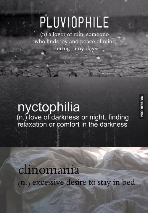 do-your-dreams-true:  I AM PLUVIOPHILE AND NYCTOPHILIAC AND CLINOMANIAC ! 