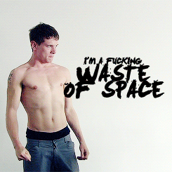 jamescookjr:   ♛ Skins Meme → Nine Quotes → (4/9)  I’m a fucking waste