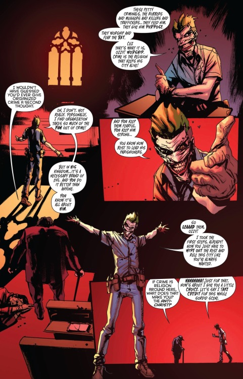 Joker vs. Penguin.[from Batman (2011) #14]