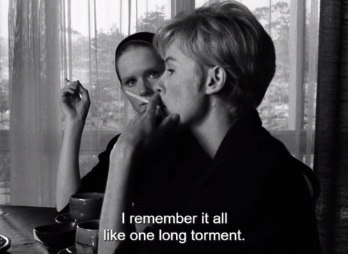  Persona (1966) directed by Ingmar Bergman 