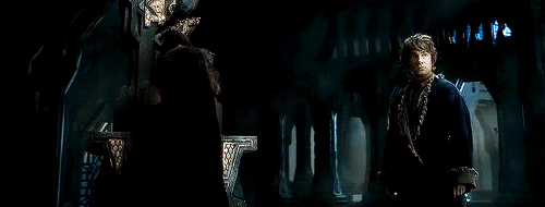 theheirsofdurin:  Bilbo playing it cool..