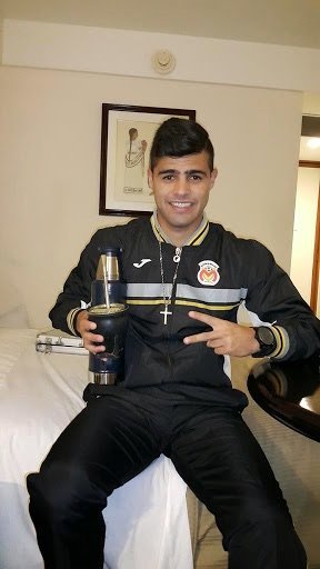 sprinkledpeen:  Footballer Martin Alaniz from Uruguay[H/T cocktailsandcocktalk.com]