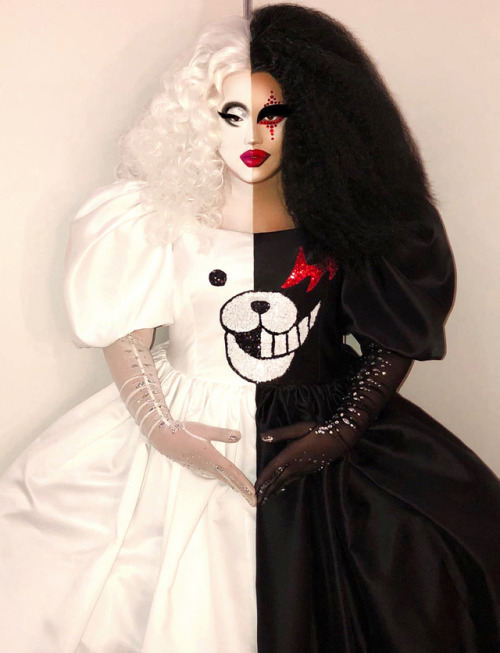 koreapopblog: All of Kim Chi’s looks for Anime Expo: Charlotte decapitating Mami, Monokuma &am