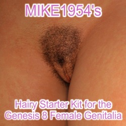 The &Amp;Ldquo;Hairy Starter Kit For Genesis 8 Female&Amp;Rdquo; Contains A Genital-Hair-Prop