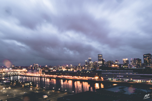 Long Exposure of Boston’s Financial District