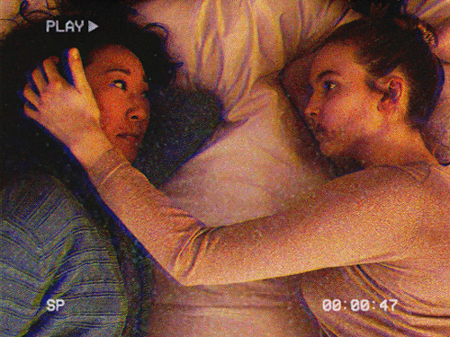 lousolversons:Killing Eve as a straight to VHS 80′s thriller.
