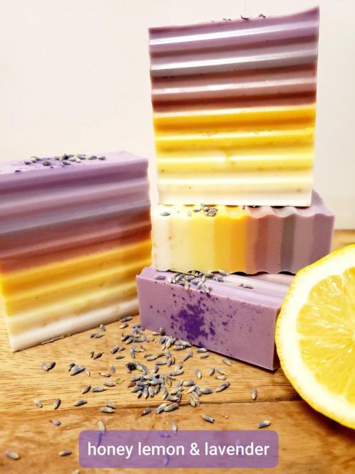 Honey Lemon & Lavender Soap // warewisesoaps