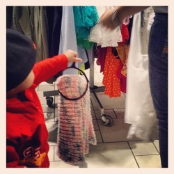 #berlinbenjamin giving fashionable suggestions to @jhane26