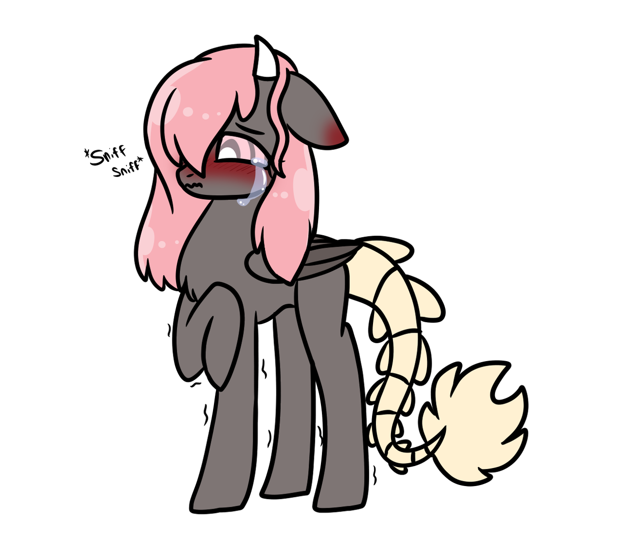 sleepy-galaxydragon-art:Sad bab