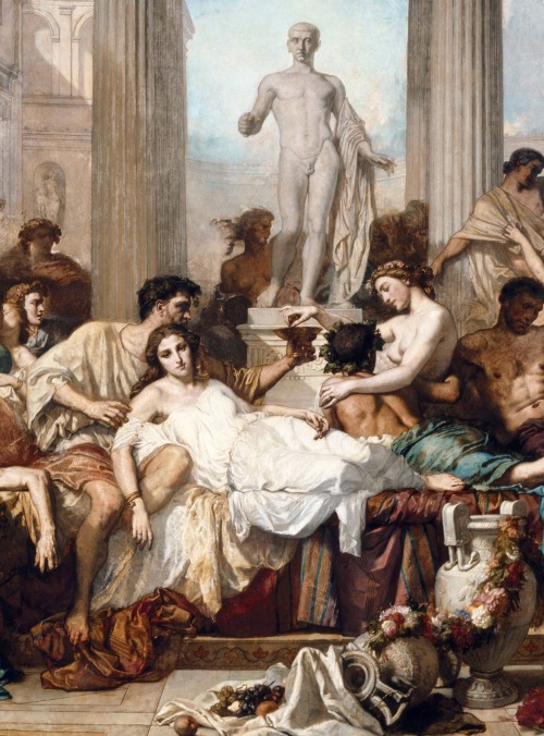 aqua-regia009:Romains de la décadence / Romans during the Decadence (1847)by Thomas Couture