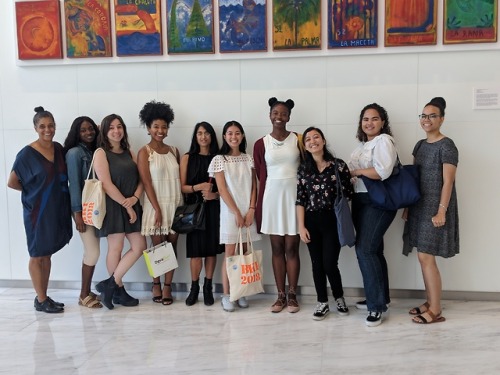 Each week the Brooklyn Museum Summer Interns and Fellows participate in full-day educational program