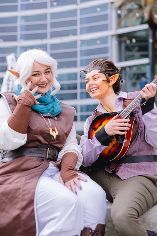 Pikelan at Wondercon 2024 
Scanlan belongs to Sam Riegel, Cosplayer bravoalmara 
Pike belongs to Ashley Johnson, 