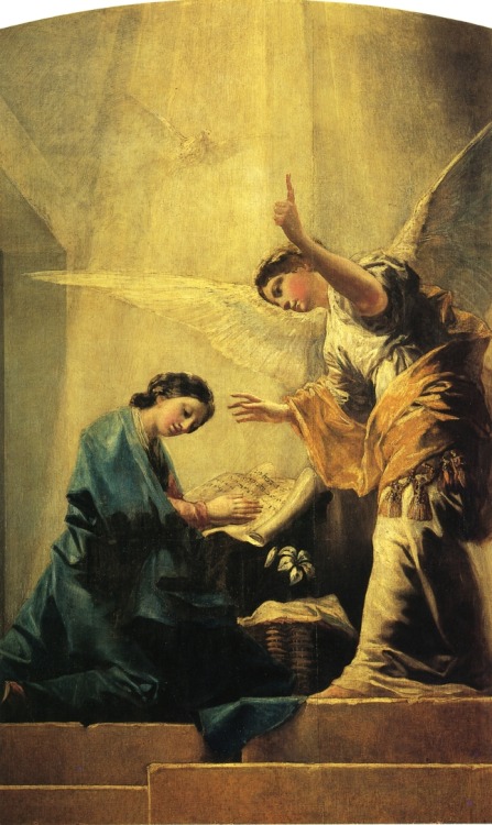 The Annunciation (1785). Francisco Goya (Spanish, Romanticism, 1746-1828). Oil on can