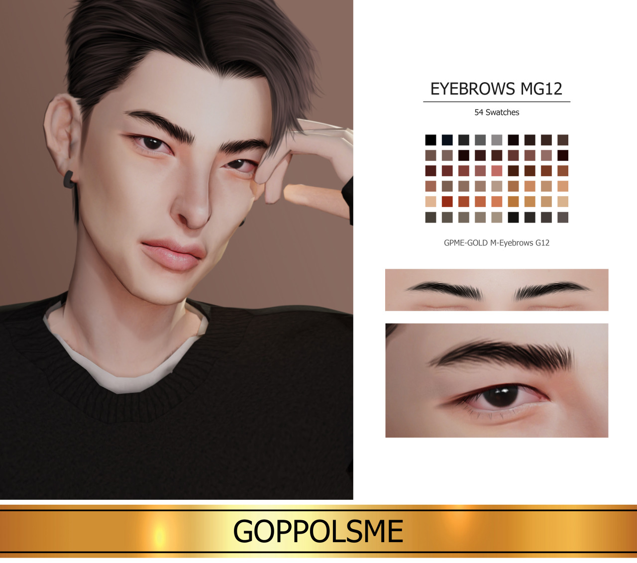 Goppols Me Gpme Gold M Eyebrows G12 Download At Goppolsme