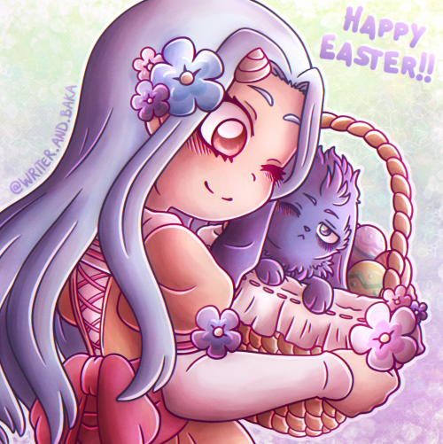 Happy Easter to everyone!! ฅ(•ㅅ•❀)ฅAnd if you don&rsquo;t celebrate it, I still hope you can have a 