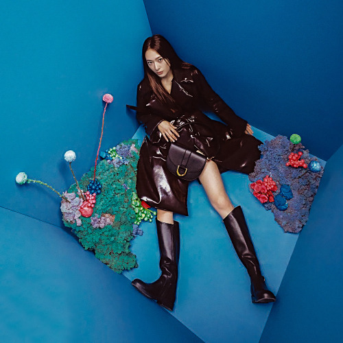 yxxna:    Krystal wearing Charles&amp;Keith for W Korea November 2021