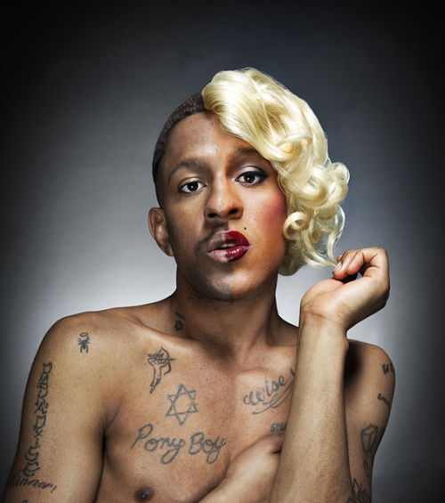 paradiso-tropico:Mykki Blanco photographed by Carrie Schechter for The Village Voice. (April 4th, 20