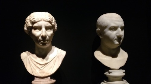 Marble head of Vespasian, who commissioned the Colloseum, and two unknown Romans. My pictures from t