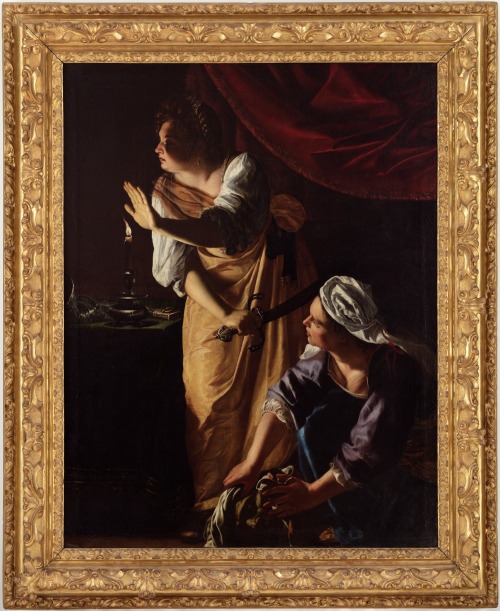 Judith and Her Maidservant with the Head of HolofernesArtemisia Gentileschi (Italian; 1593–1654 or l