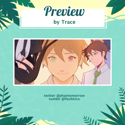 Our next preview is by @fleshkiss! Please support them if you like their work! Zine link in des
