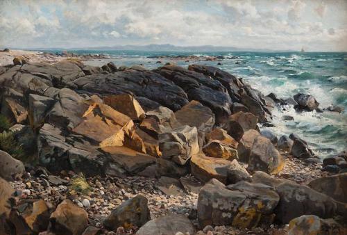 Berndt Lindholm - Seascape (1890)