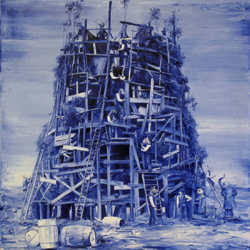 Paco Pomet  -  Babelia   (oil on canvas, 2011)