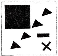artist-malevich:  Suprematic group using