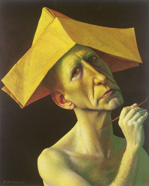 portraituresque:  Rudolf Hausner - self portrait