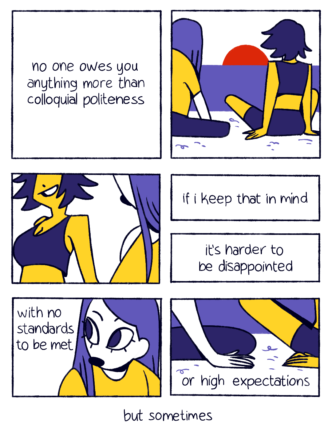 wi-fu:  a short sloppy comic about expectations and the fear of being disposable