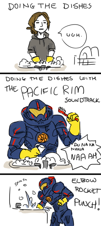 winchesterlicious: Fact: the Pacific Rim soundtrack makes everything better.