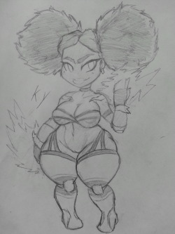 Some More Fan Art, This Time Of Jiggly Watt.as A Big Fan Of Comic Book Superheroes