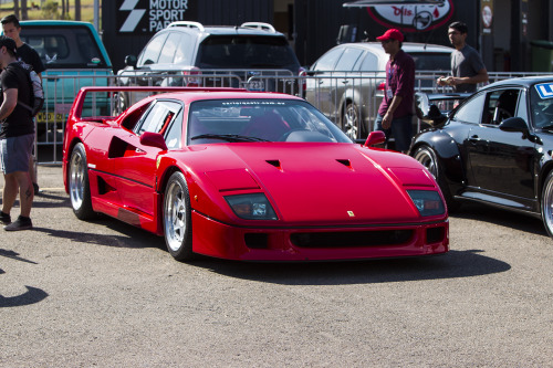 This Ferrari F40 has been at World Time Attack Challenge every year since I&rsquo;ve been going.  Un