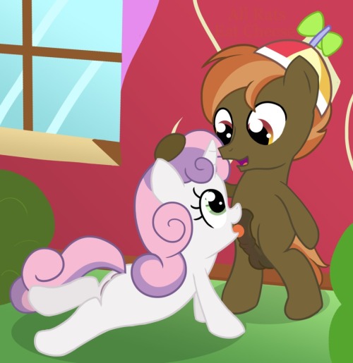 Porn photo fluttershy-clop-blog:  Sweetie Belle x Button