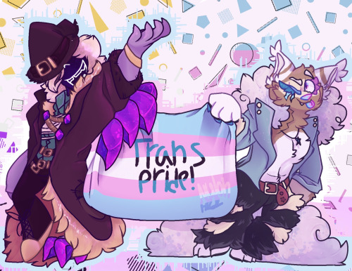 As A Trans Person I Most Definitely Do Not Project Onto My Characters And Headcannon Half Of Them As