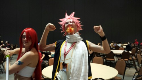 FYI I was the tall fire-breathing Natsu!