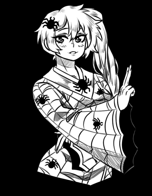 Inktober 2018_Day 19_ Itsuka KendoSpoopy Kimono Squad 5/6