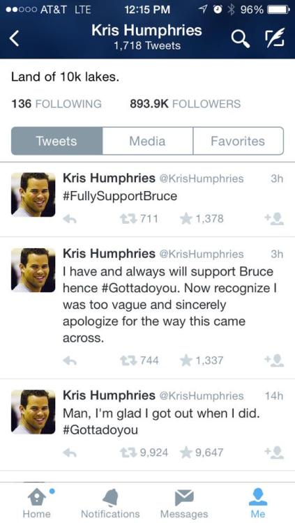 No one buys your awful apology, Kris.
