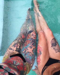 shannakeyes:  Hot springs day with my babely