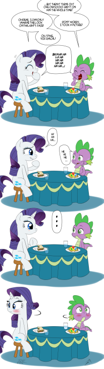 pia-chan:   <3<3 Thanks to ImaginaryValued (dialogs) and Pabloracer (colors) for their help.   D'aww, that Sparity <3