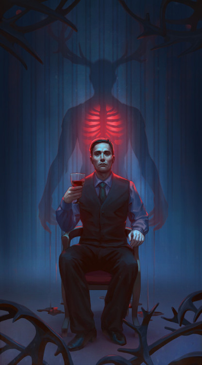 morbidfantasy21: Hannibal – fan art by Helga Sable